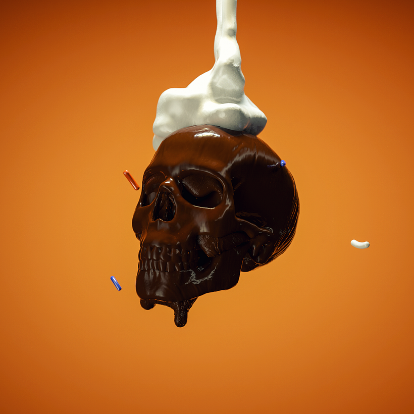 Skull & Elements - 3D