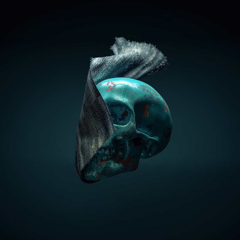 Skull & Elements - 3D