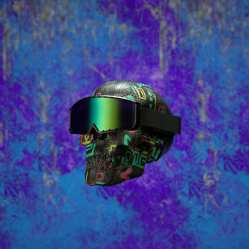 Skull & Elements - 3D