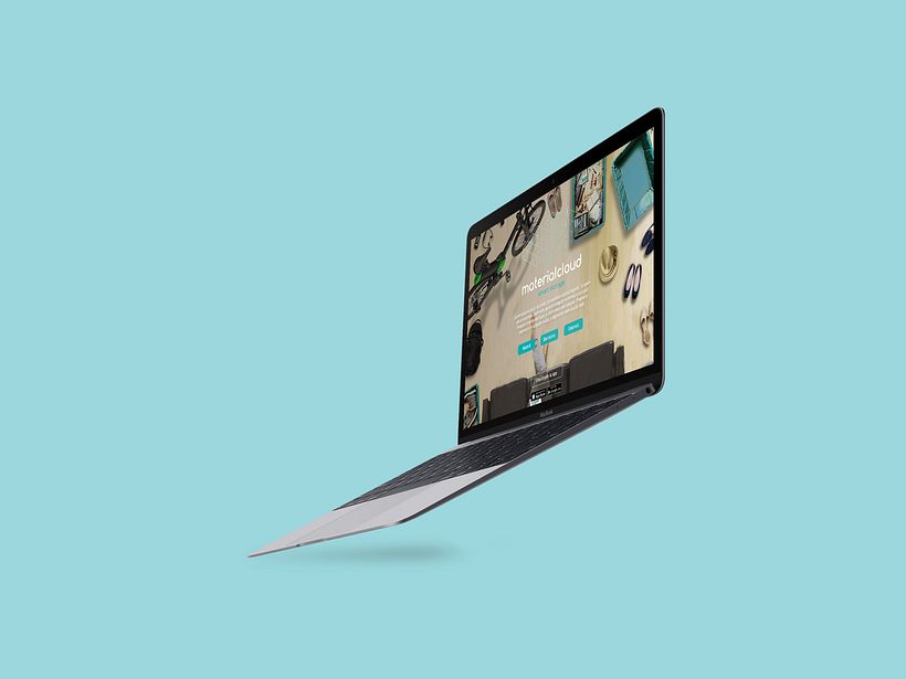 Material Cloud Web & App design 8