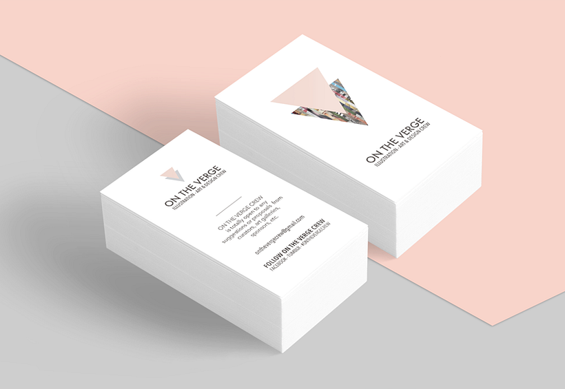 ON THE VERGE · Brand Identity · Stationery · 5