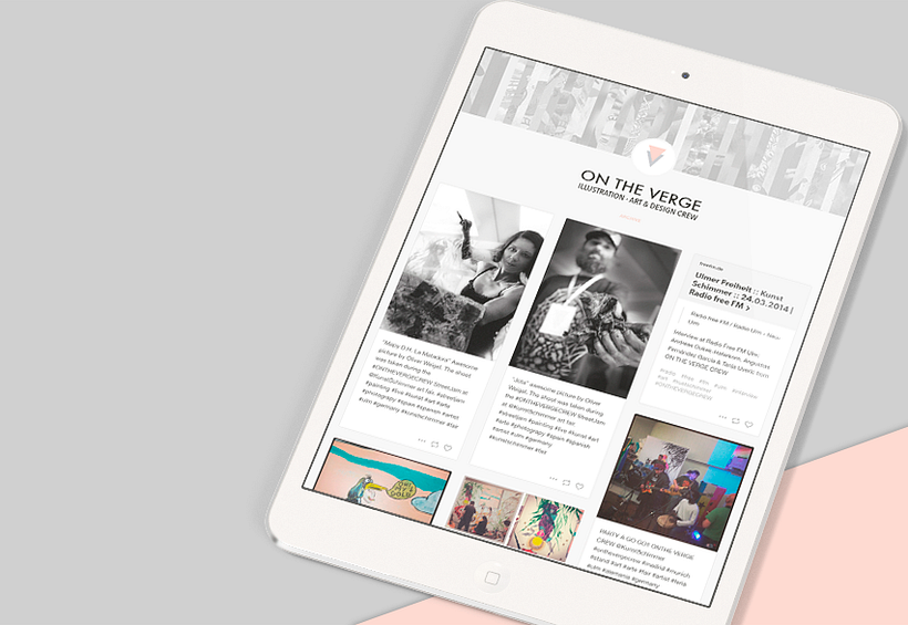 ON THE VERGE · Brand Identity · Stationery · 7