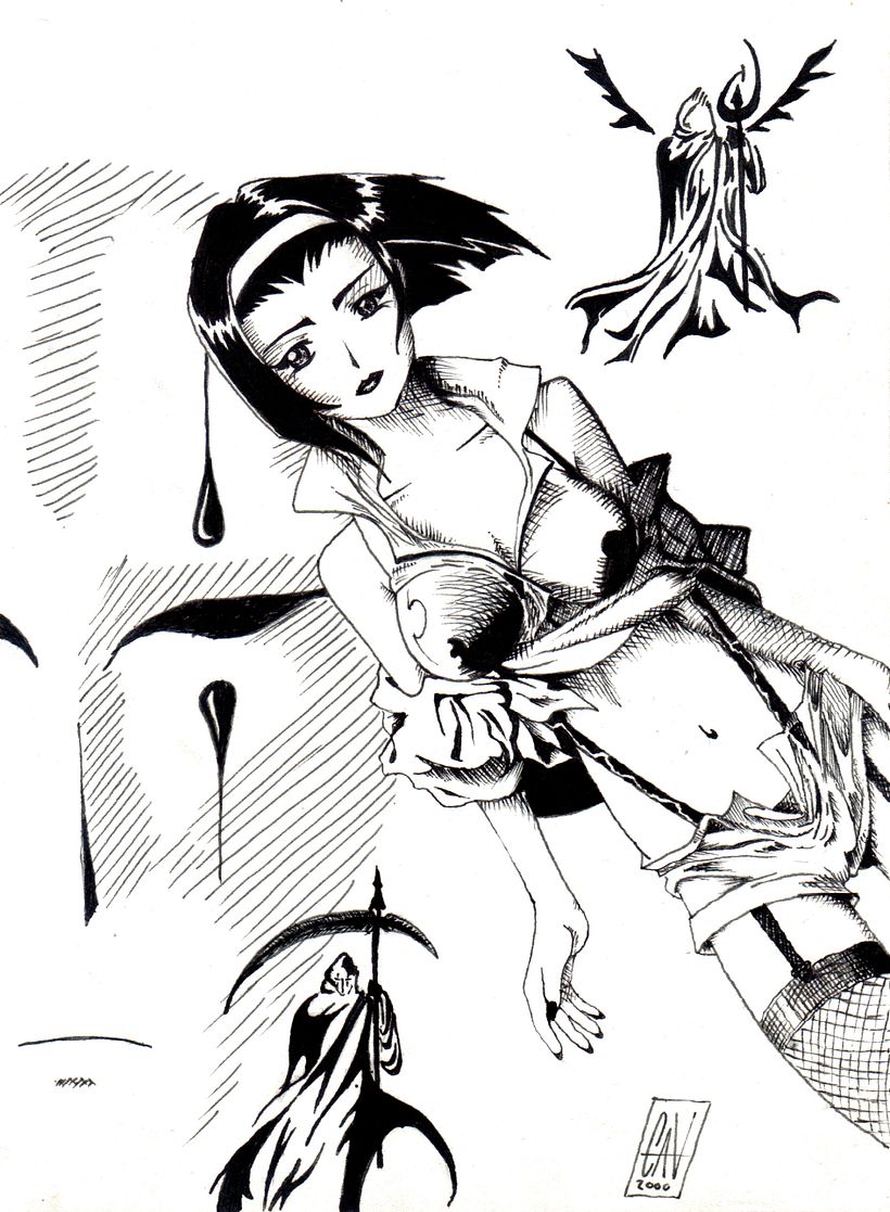 Ilustración con Tinta y Plumilla 8