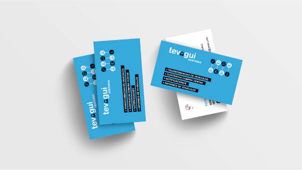 Logotipo asesoría de vehículos Tevagui 5