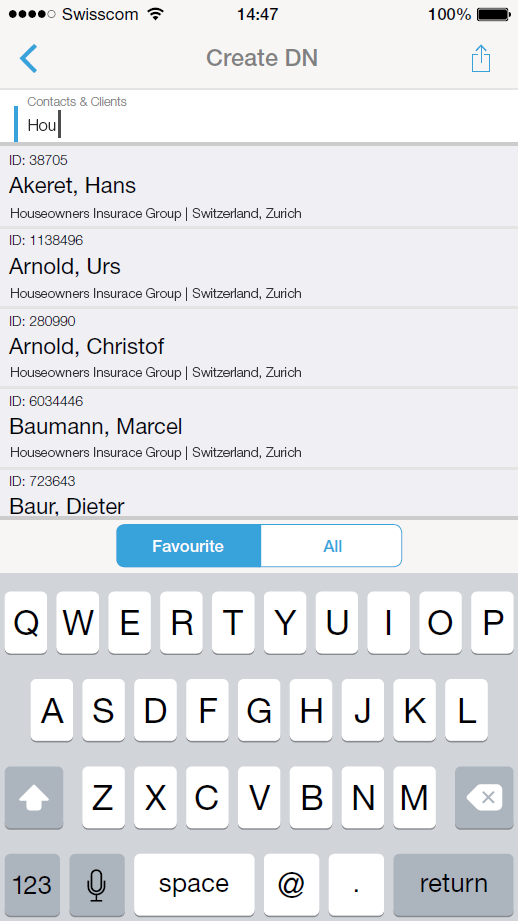 iClient & iDN (SwissRe apps) - UX / UI