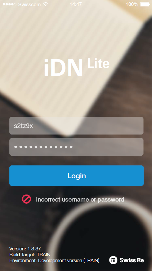 iClient & iDN (SwissRe apps) - UX / UI