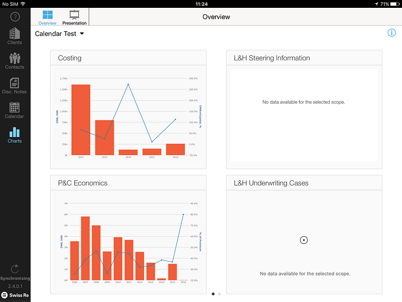 iClient & iDN (SwissRe apps) - UX / UI