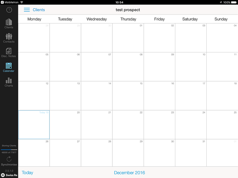 iClient & iDN (SwissRe apps) - UX / UI