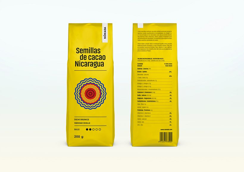 Packaging Cacao Nómada 2