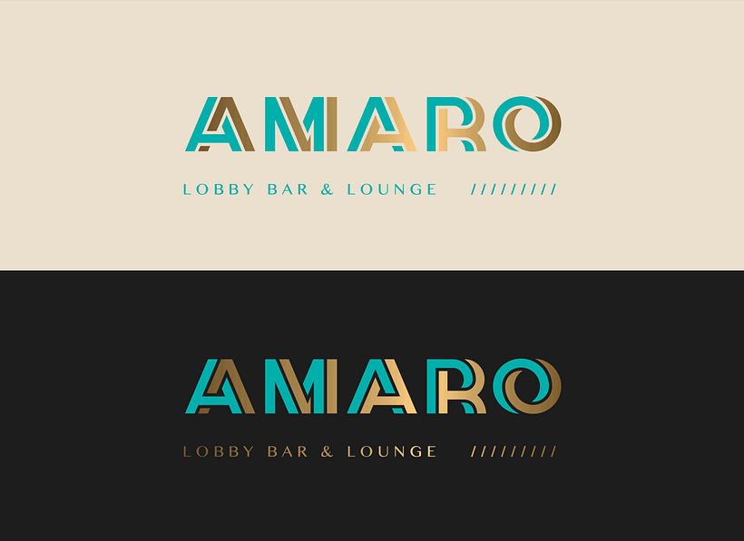 Amaro, Lobby Bar & Lounge_Naming e Identidad Gráfica 1