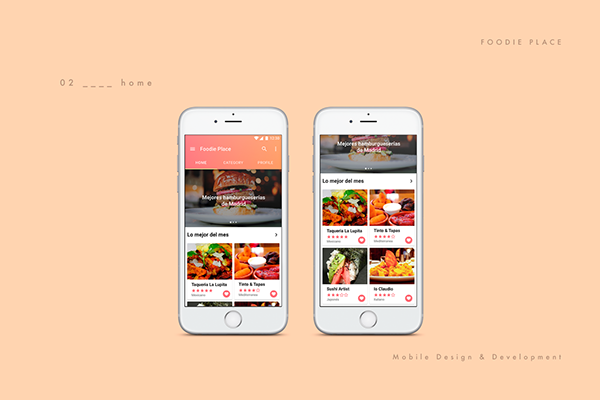 Design APP - Foodie Place 3