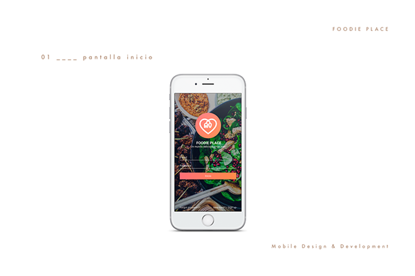 Design APP - Foodie Place 2