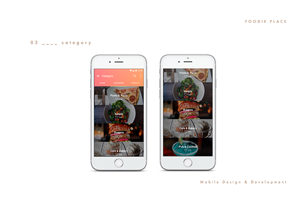 Design APP - Foodie Place 4