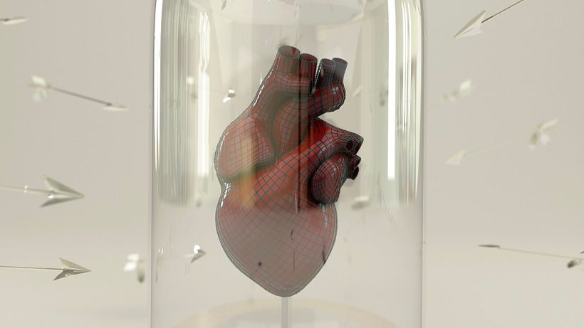Glass heart 1