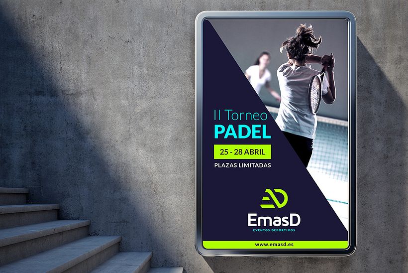 Branding de organizadora de eventos deportivos especializada en padel y tenis 2