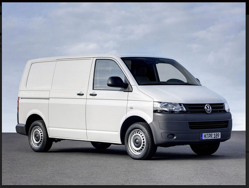Plantilla de una Volkswagen Transporter 1