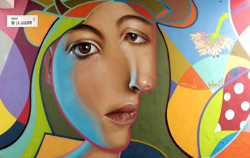 El graffiti realista-cubista de Belin 1