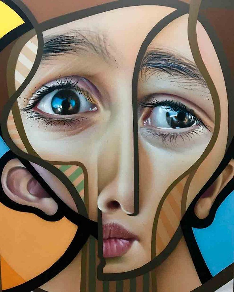 El graffiti realista-cubista de Belin 7