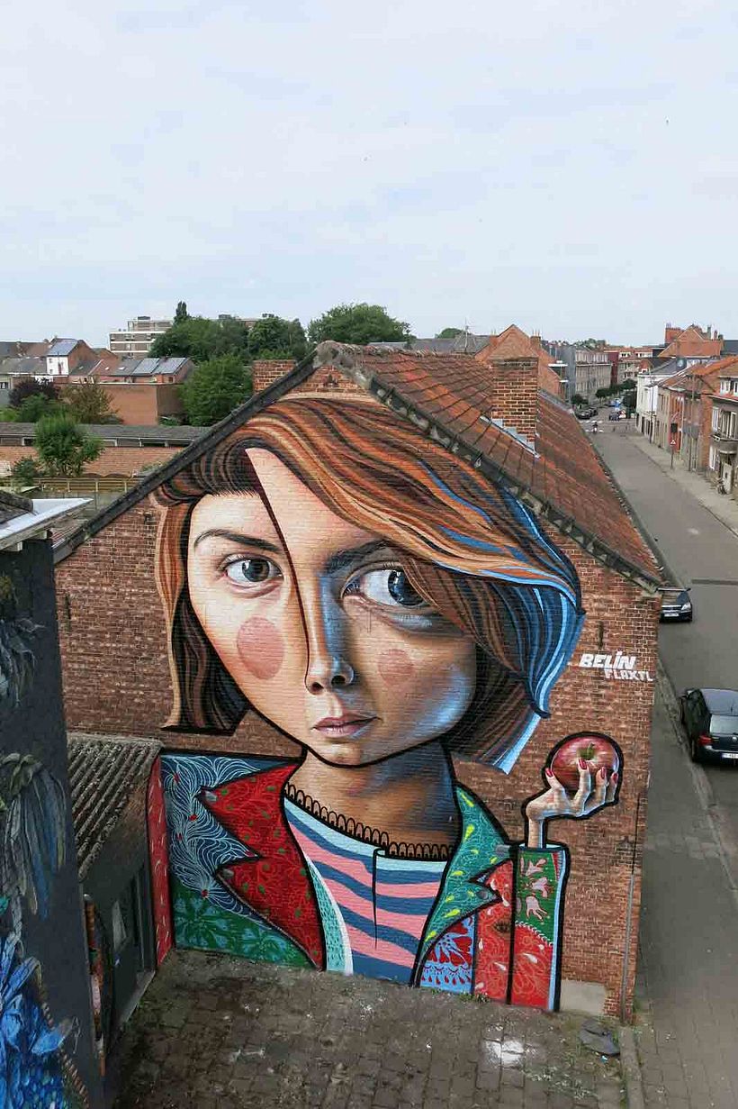 El graffiti realista-cubista de Belin 11
