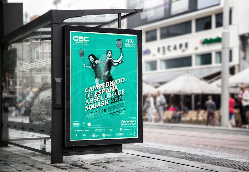 Cartel Campeonato Nacional De Squash 2017 0