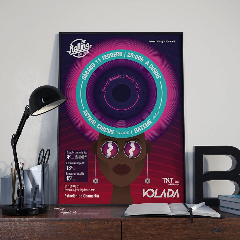 Cartel Volada Boogie: Roller Disco 0
