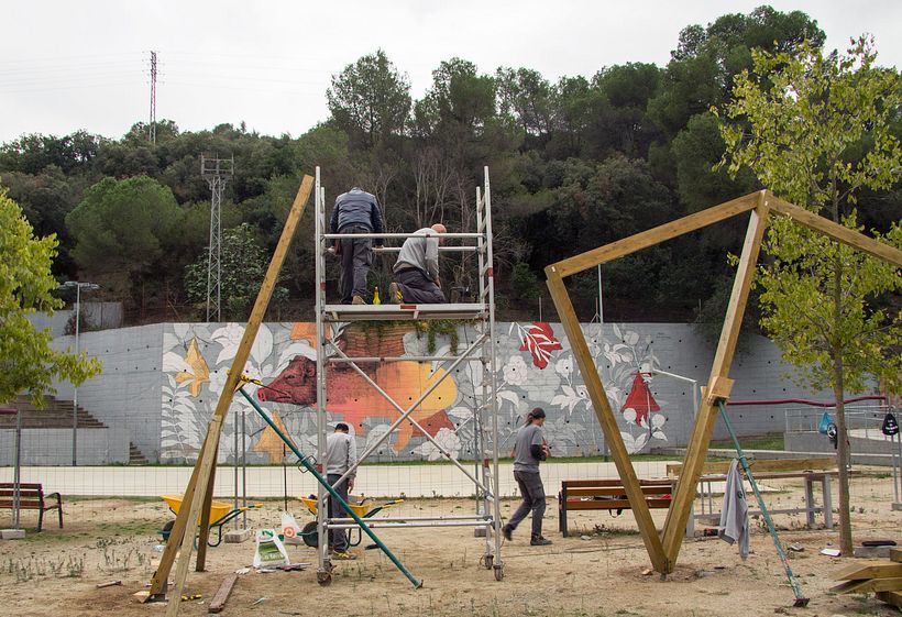 Pérgola Ciutat Meridiana 4