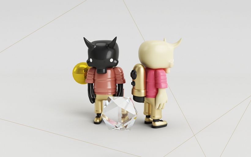 Mi Proyecto del curso: Diseño de personajes en Cinema 4D: del boceto a la impresión 3D. - 3D