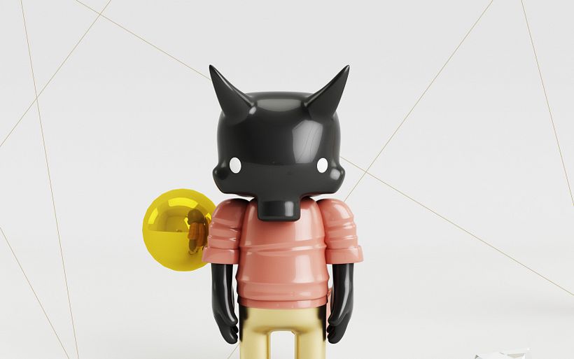 Mi Proyecto del curso: Diseño de personajes en Cinema 4D: del boceto a la impresión 3D. - 3D