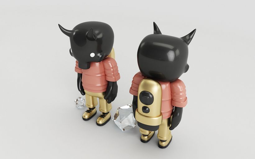 Mi Proyecto del curso: Diseño de personajes en Cinema 4D: del boceto a la impresión 3D. - 3D