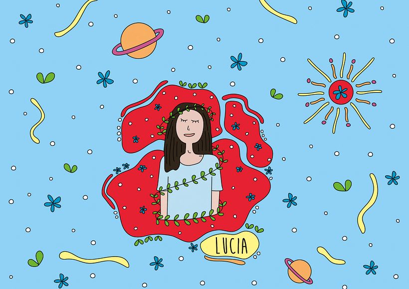 Ilustración personalizada - Lucia -1