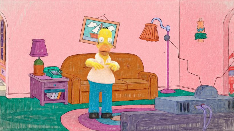 Homer Simpson de Los Simpson  -1