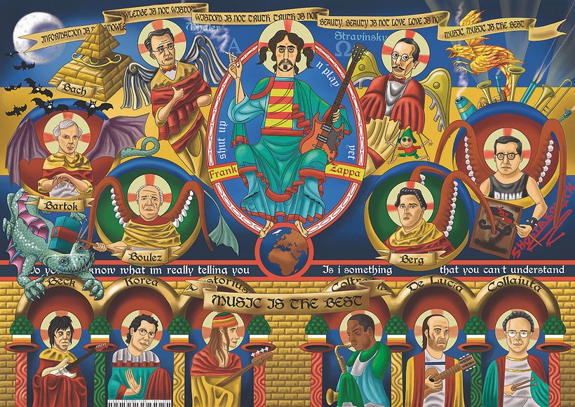 Pantocrator con grandes músicos 0