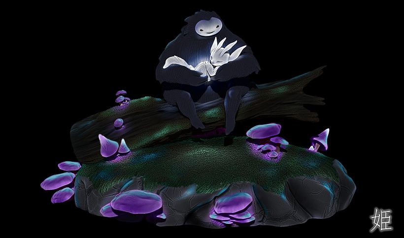 Ori and the Blind Forest 3D modeling  3