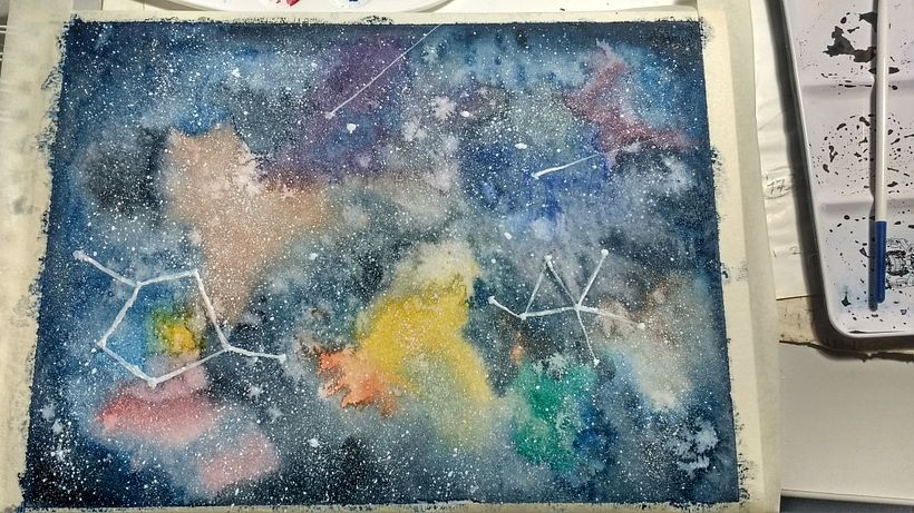 Mi Proyecto del curso: Técnicas modernas de Acuarela -1