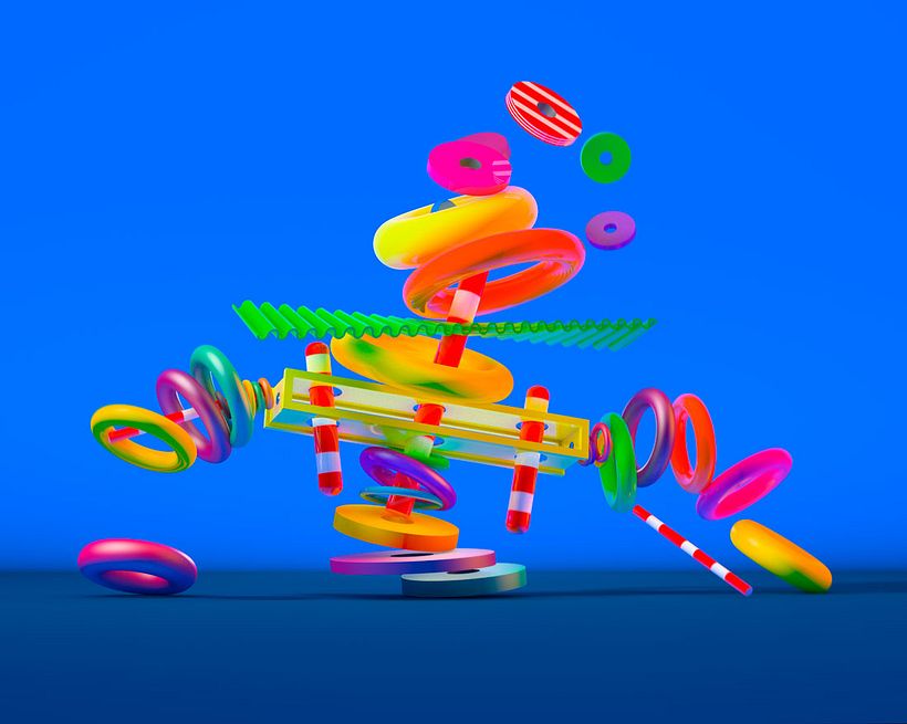 Hipertotems geométricos en 3D 8