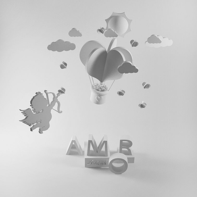 san valentin 3d cinema 4d 0