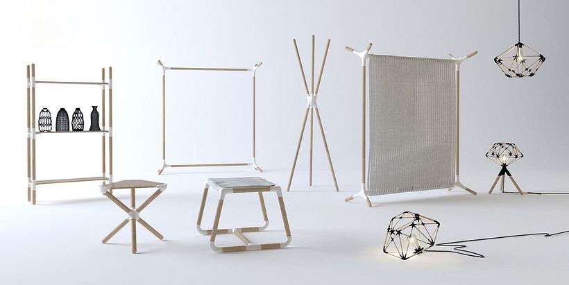 Mobiliario minimalista con diseño DIY 1