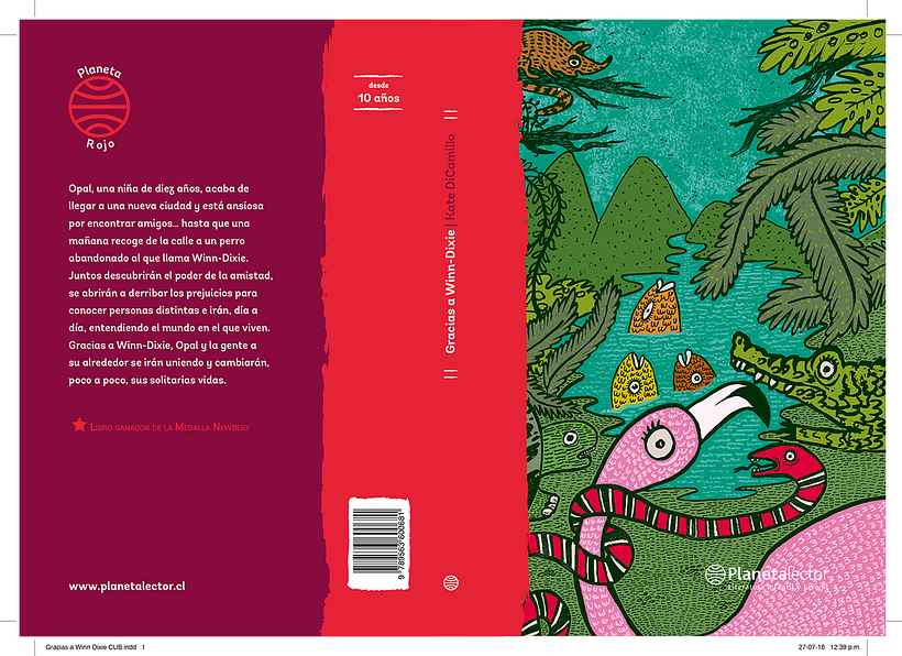 Proyecto realizado para Editorial Planeta México.  Ilustración de portada "Cuentos de la selva" 2017. 0