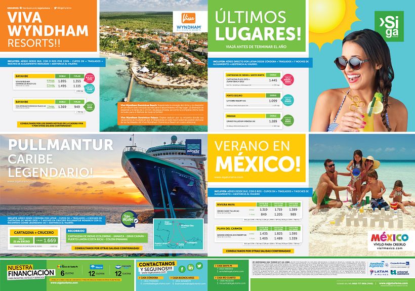 Publicidad Gráfica y Tarifarios | Siga Turismo 2017 1