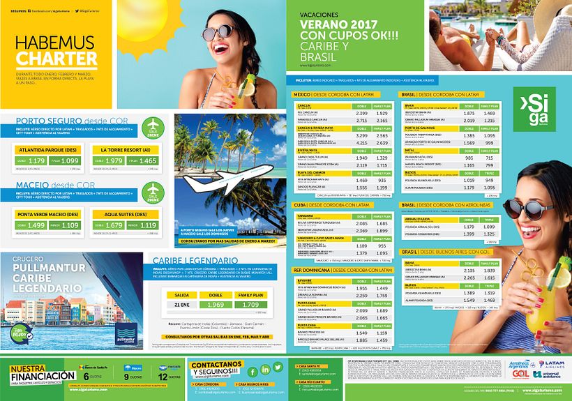 Publicidad Gráfica y Tarifarios | Siga Turismo 2017 3