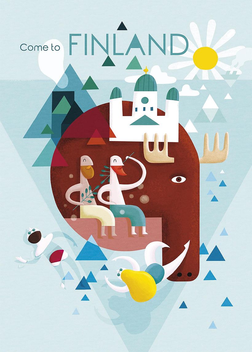 Finnish travel poster  -1