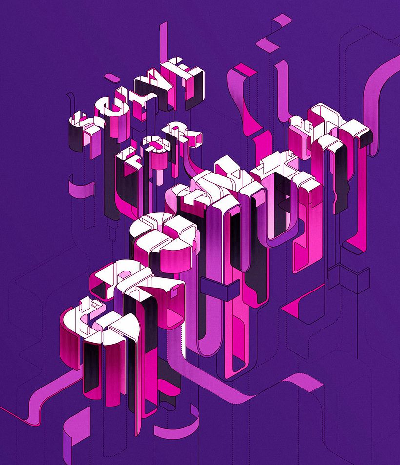 La fina línea entre la ilustración y el lettering de Charles Williams 9