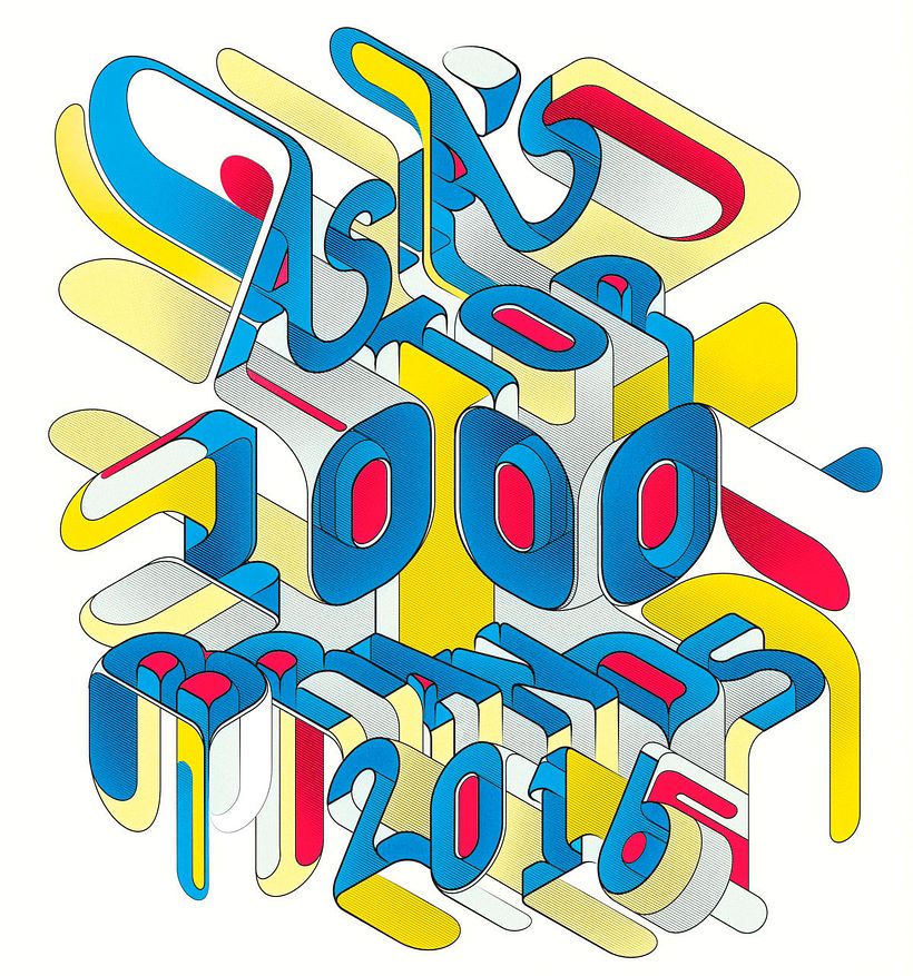 La fina línea entre la ilustración y el lettering de Charles Williams 25