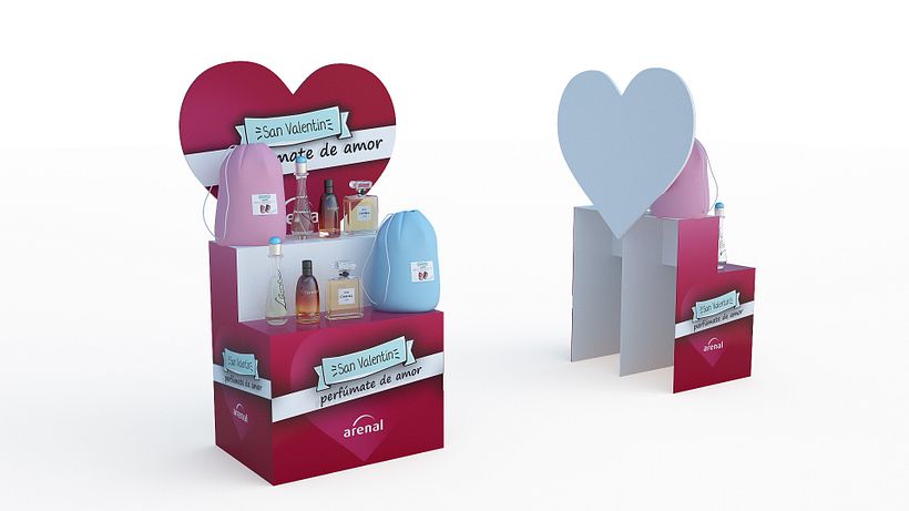 DISPLAY Y ESCAPARATE PARA PERFUMERIAS ARENAL 1