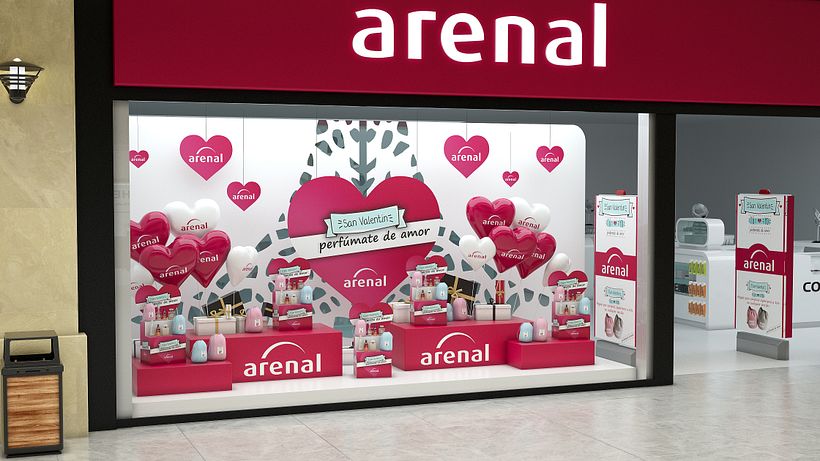 DISPLAY Y ESCAPARATE PARA PERFUMERIAS ARENAL 2