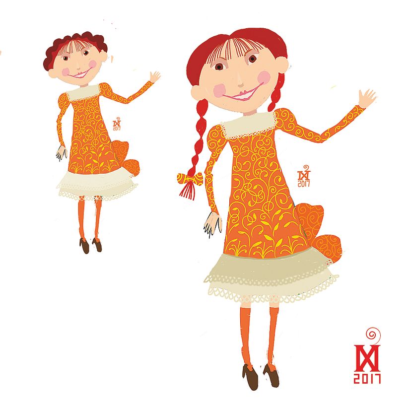 Character design for a new children's literature project 9