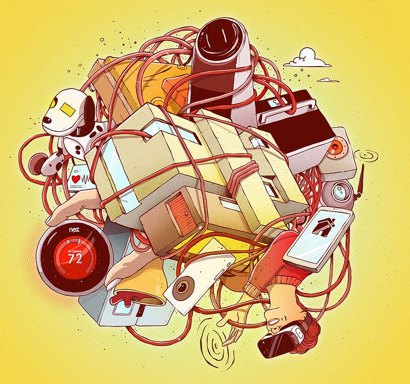 Ilustración publicitaria "para ayer" con Óscar Lloréns 12