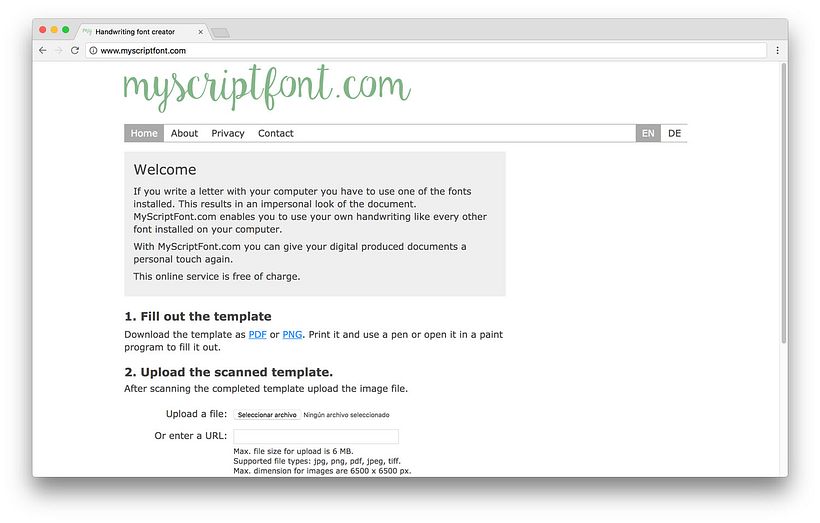 Convierte tu letra manuscrita en tipografía 1