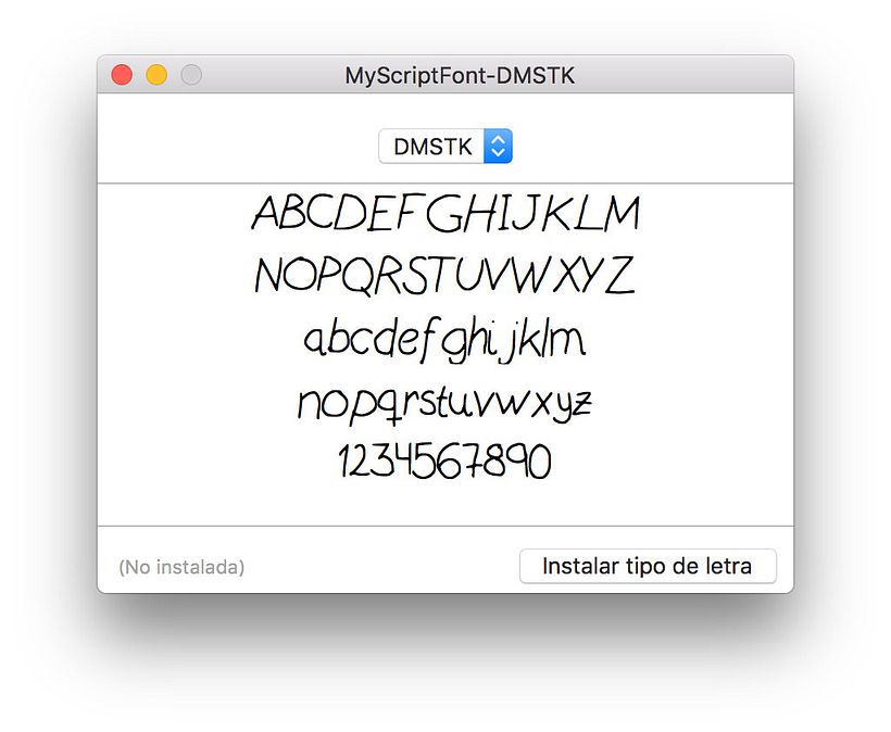 Convierte tu letra manuscrita en tipografía 5