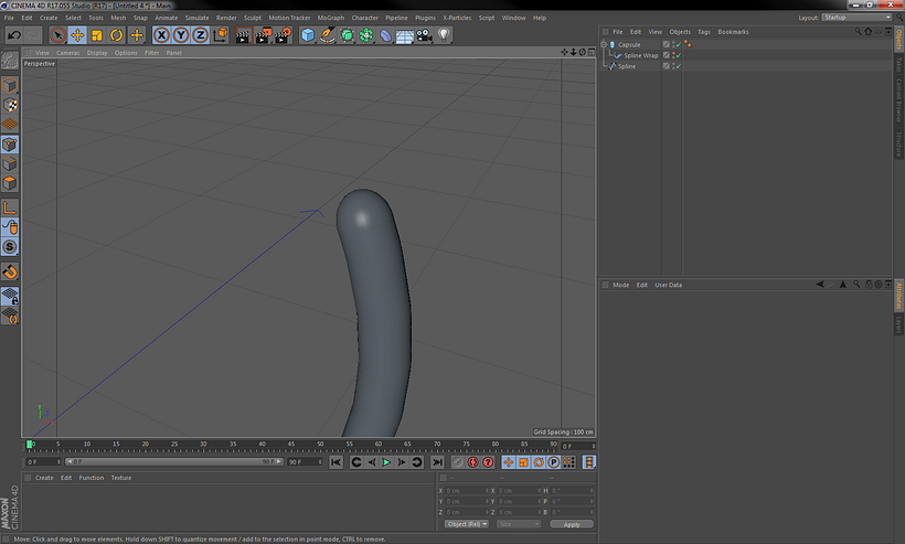 Redondear splines en Cinema 4D 0
